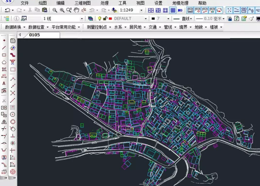 圖7 EPS中按規范要求成圖入庫 圖7 EPS中按規范要求成圖入庫
